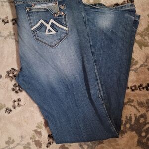 Vigoss Women's Boot Cut Jeans in Blue